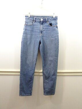 American Eagle Jeans Blue Mom Jean Size 4 Short Denim Light Wash